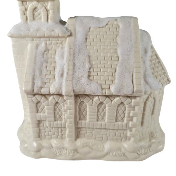 Enesco Christmas Village Church Lighted Decoration Village Glowing Light Vintage - Picture 13 of 16